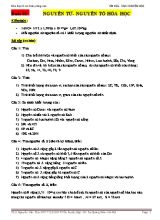 Giáo án Bồi dưỡng học sinh giỏi Hóa học 8 - Buổi 1, 2, 3 Hệ thống bài tập